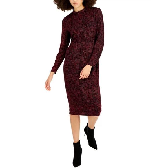 INC INTERNATIONAL CONCEPTS Printed Bodycon Dress - Picture 10 of 12